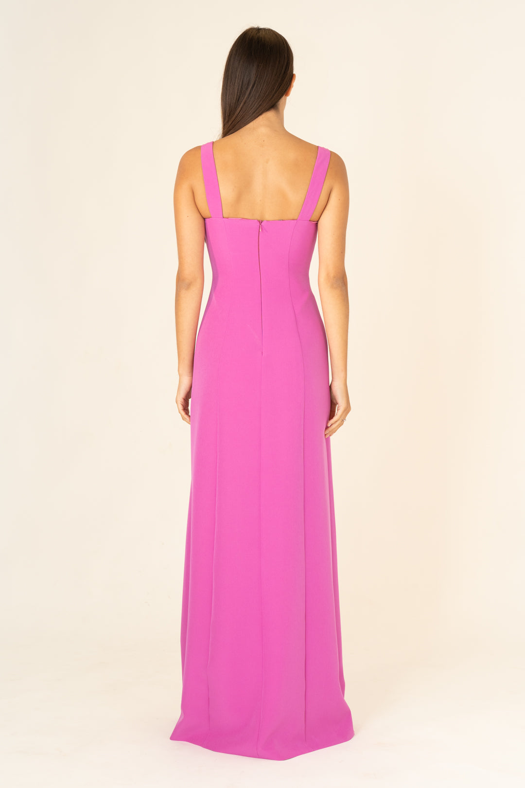 Abito Scollo Quadrato Lungo