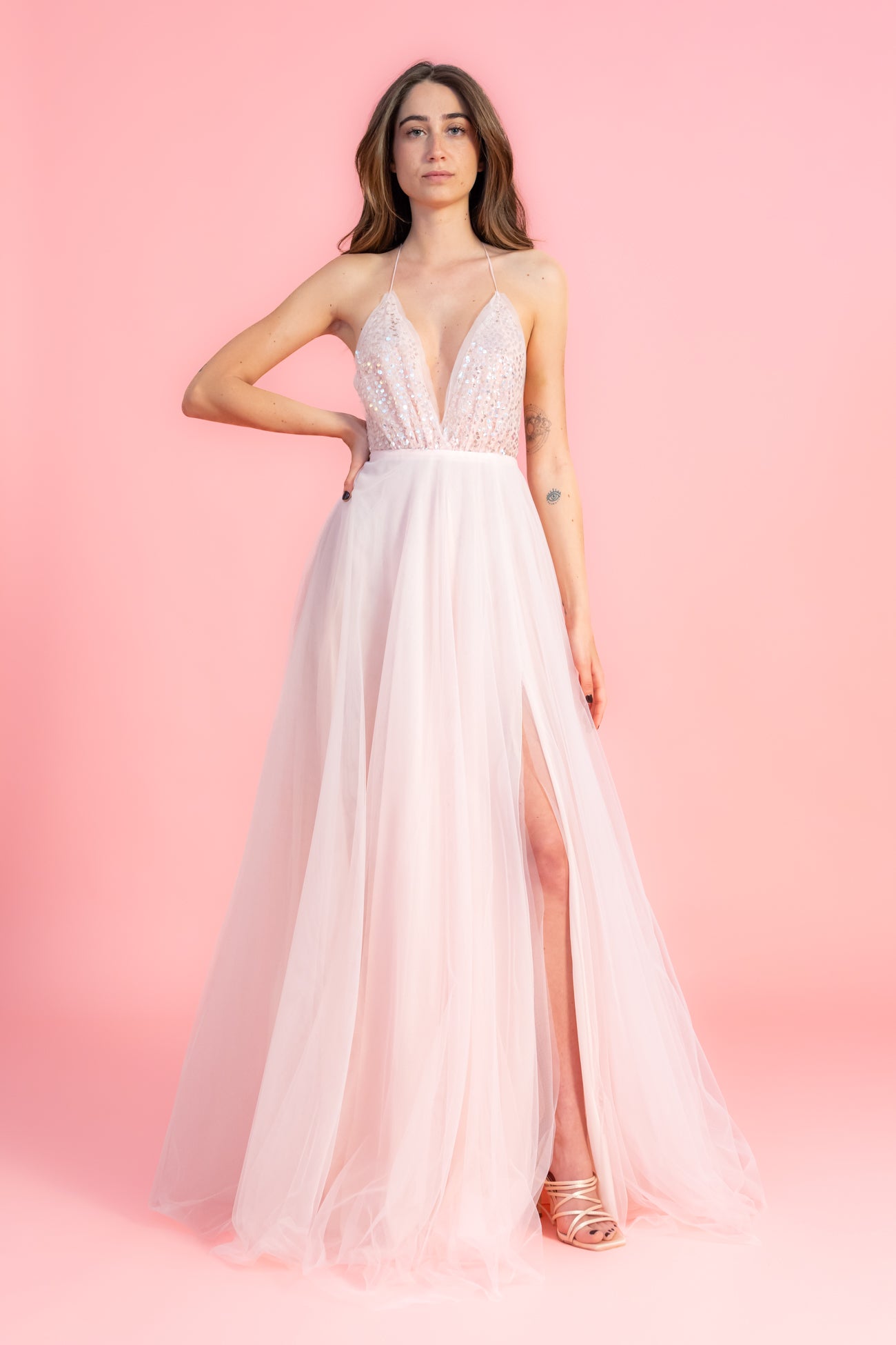 Abito in 2025 tulle lungo