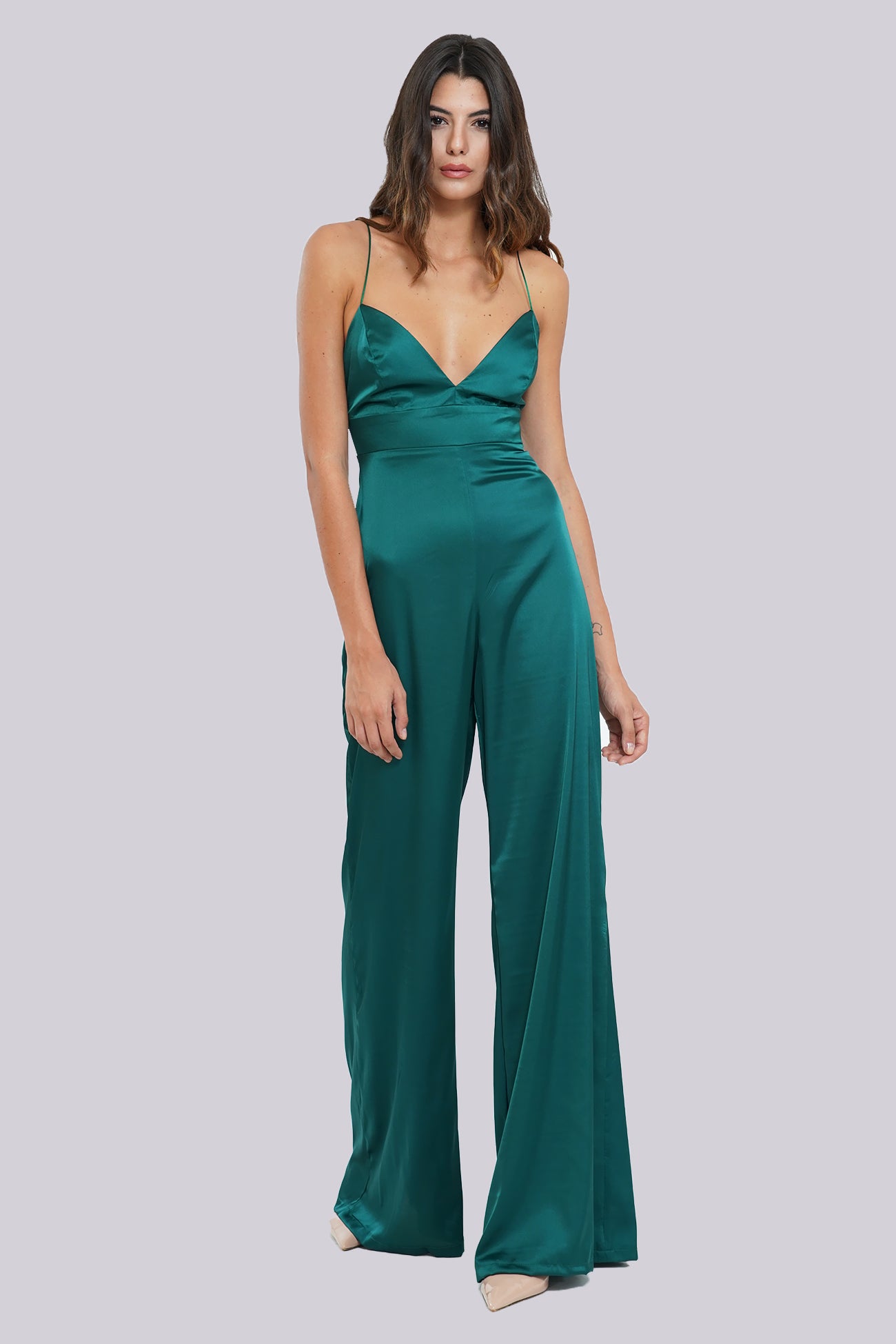 Tuta Donna Da Sera Jumpsuit Da Sera (Abito Da Sera Tuta Con Collo